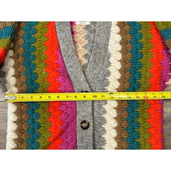 Eleven Six Women's Charlie Cardigan Multi Alpaca Wool Blend 3-Button Size XS/S - Picture 5 of 12